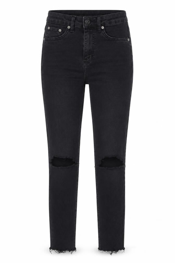 157 Womens Black  Denim Skinny Jeans Size S L28 in