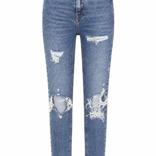 Topshop Womens Blue  Denim Skinny Jeans Size 24 in L30 in