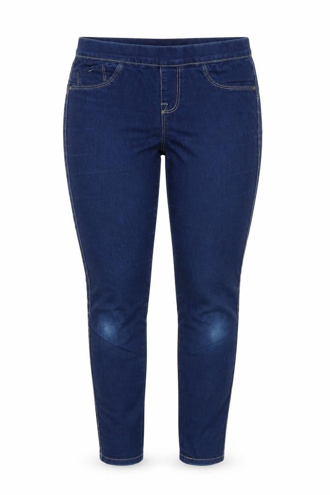 Denim Co. Womens Blue  Denim Jegging Jeans Size 8 L29 in