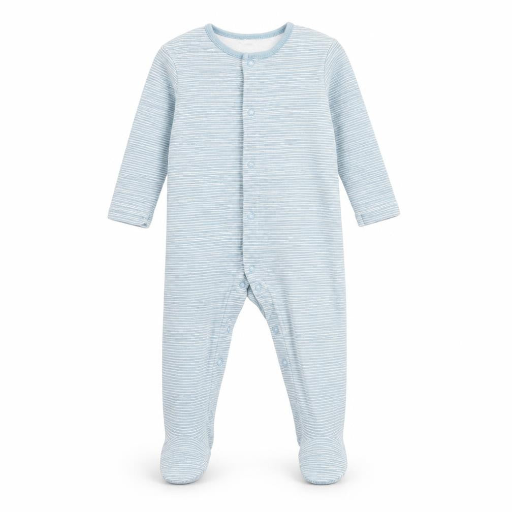 George Baby Blue Striped  Babygrow One-Piece Size 18 Months