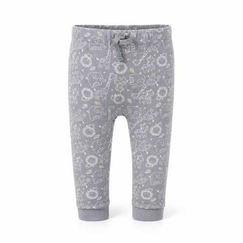 Matalan Baby Grey Animal Print  Jogger Trousers Size 12 Months
