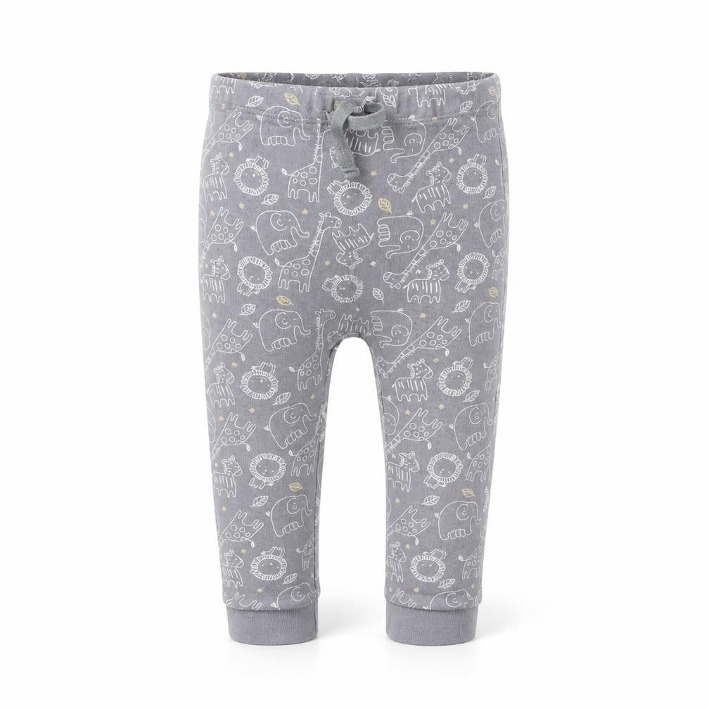 Matalan Baby Grey Animal Print  Jogger Trousers Size 12 Months