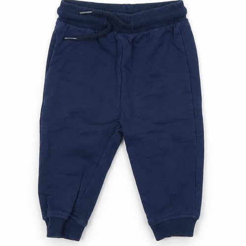so cute Baby Blue   Jogger Trousers Size 6-9 Months