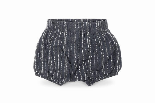 Front view of George Baby Grey Striped Cropped Trousers, size 9, Months