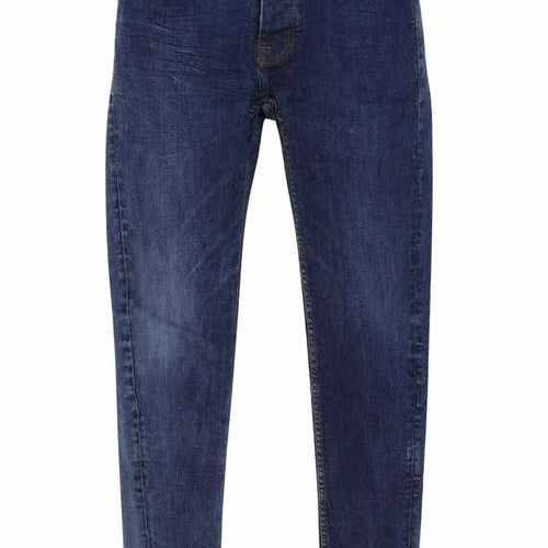 Denim & Co. Womens Blue  Denim Straight Jeans Size 30 in L29 in