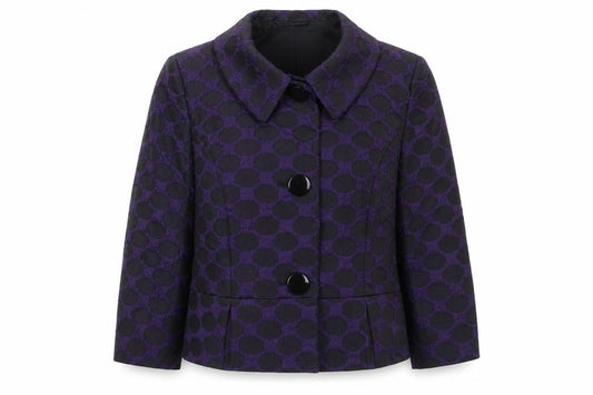 Front view of Phase Eight women’s multicoloured geometric jacket blazer, size UK 10