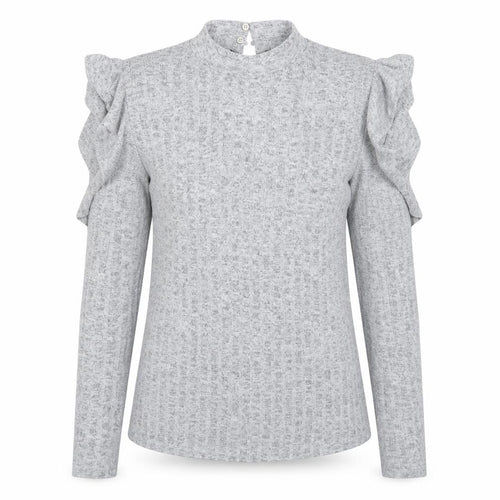 COTTON CLUB Womens Grey  Knit Pullover Jumper Size M