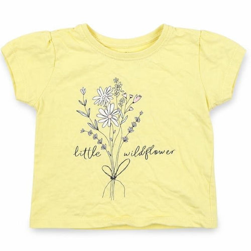 Primark Baby Yellow   Basic T-Shirt Size 12-18 Months  - Little Wildflower