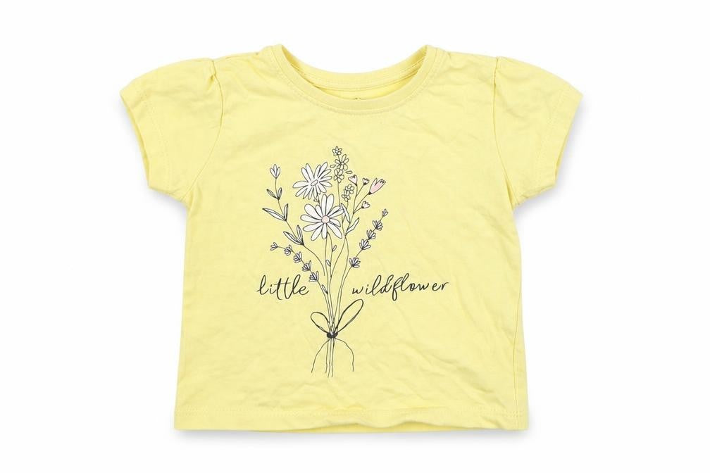 Primark Baby Yellow   Basic T-Shirt Size 12-18 Months  - Little Wildflower