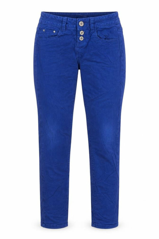 Front view of Terranova women’s blue denim skinny jeans size 2xs, 29-inch leg