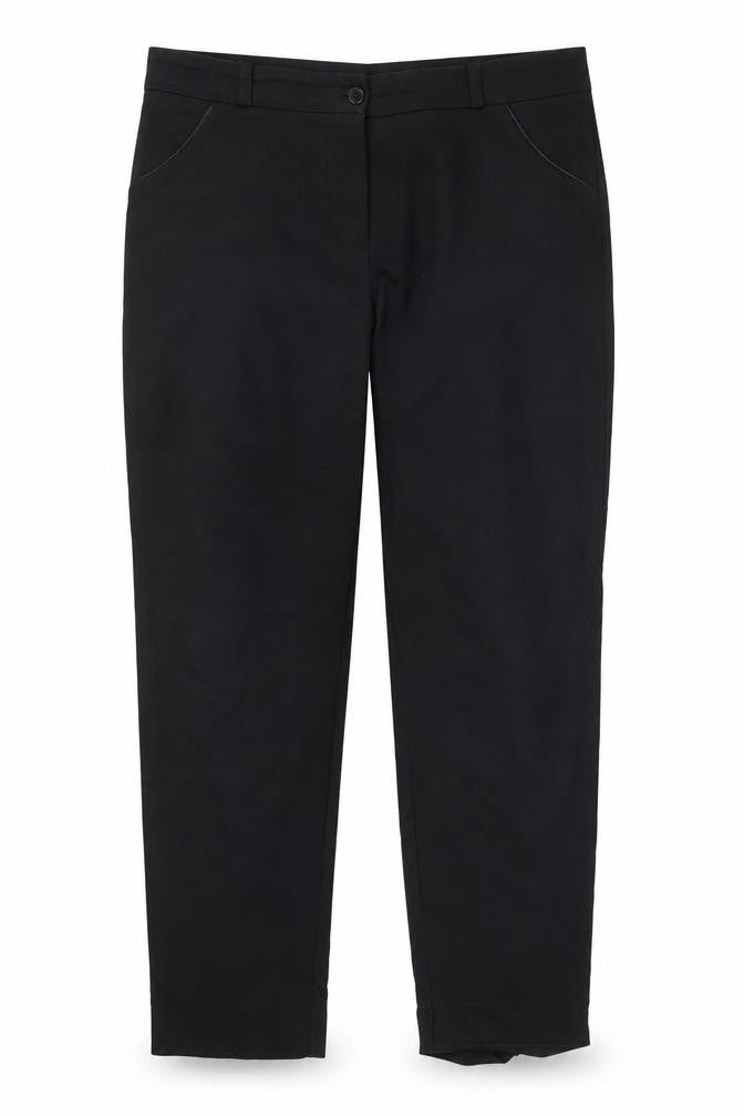 Barton Womens Black   Pedal Pusher Trousers Size M L27 in