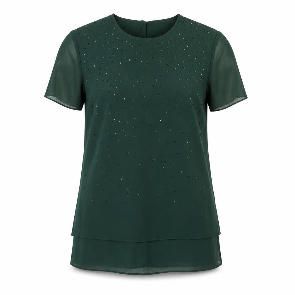 Jacqes Vert Womens Green   Basic Blouse Size 10