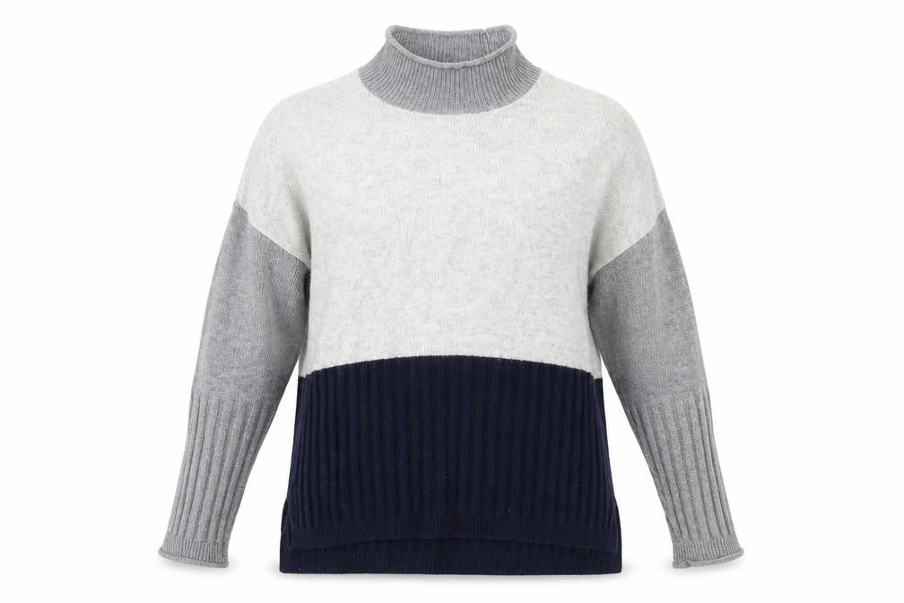 Front view of Marks & Spencer women’s multicoloured jumper, size M