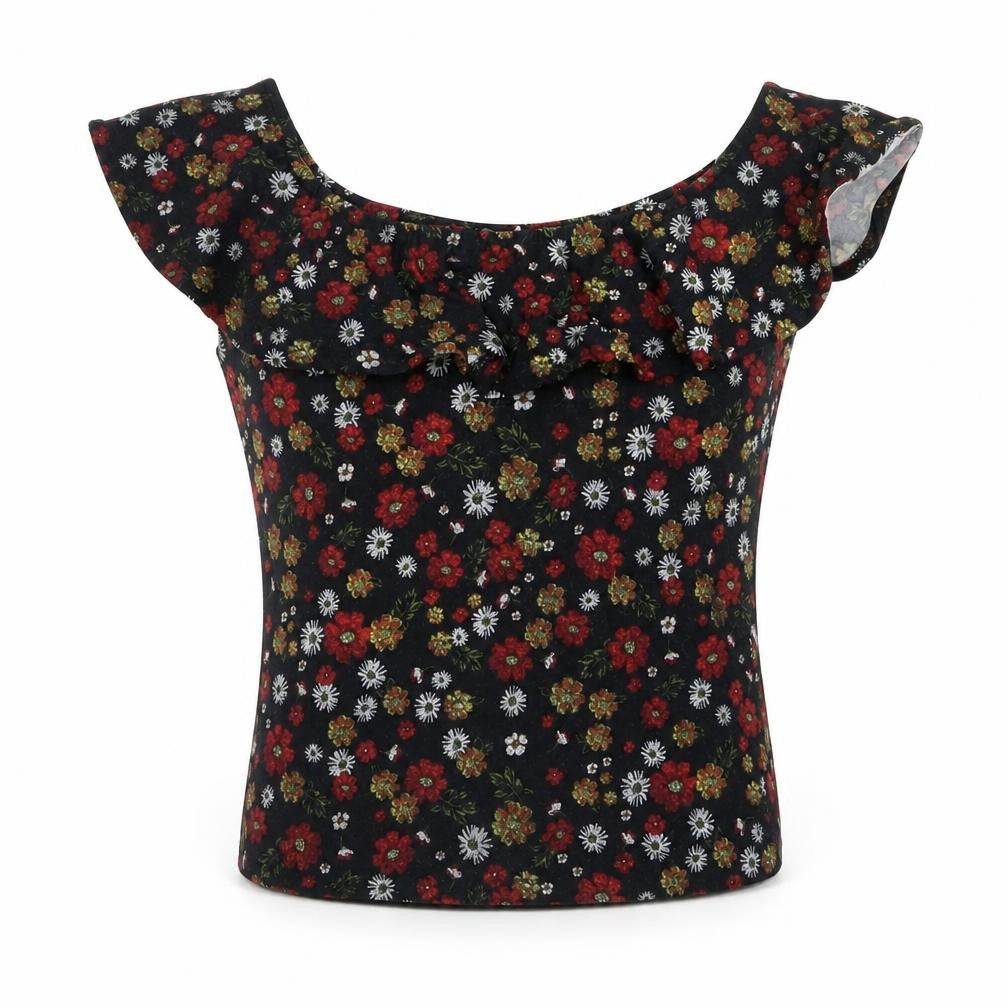 mrp Womens Multicoloured Floral  Basic Blouse Size 6
