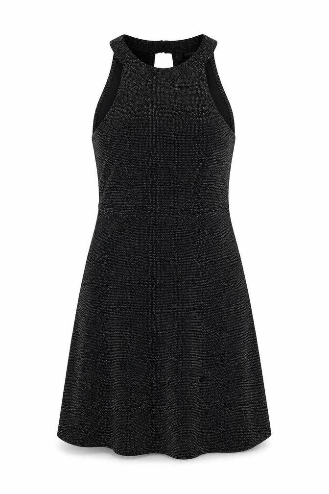 Front view of Body Flirt women’s black a-line, size XS