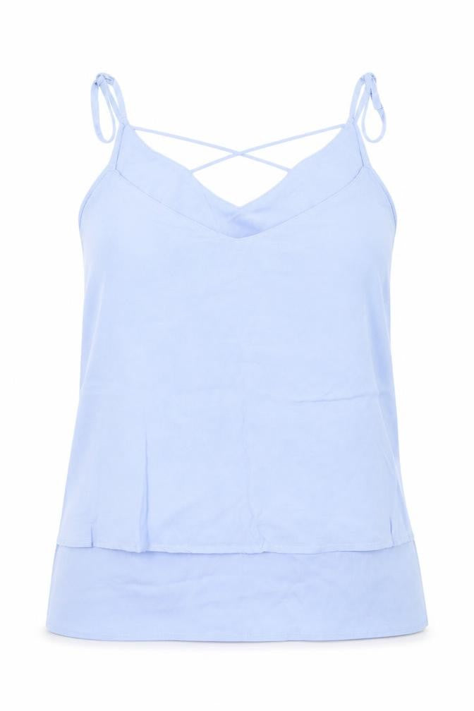 Warehouse Womens Blue   Basic Tank Size 14