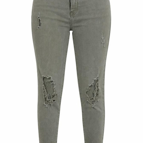 New Look Womens Green  Denim Skinny Jeans Size 10 L27 in
