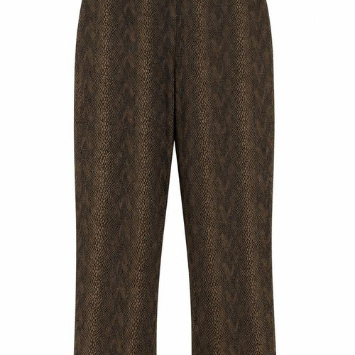 KappAhl Womens Brown Polka Dot  Trousers  Size 14 L30 in
