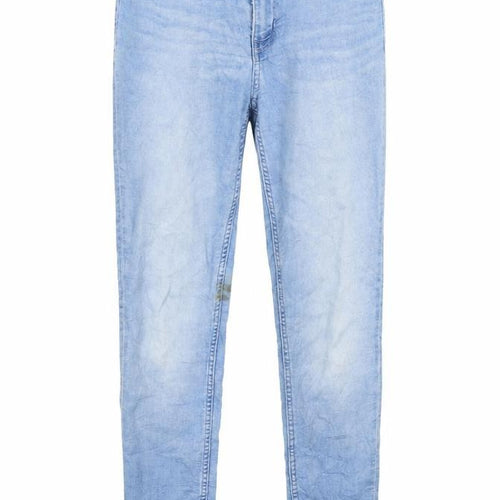 H&M Womens Blue   Skinny Jeans Size 10 L31 in