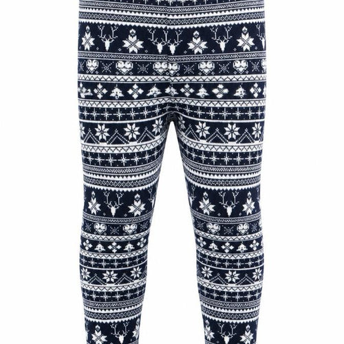 Lupilu Girls Blue Striped  Jogger Leggings Size 12-18 Months  - Christmas Print Knitted