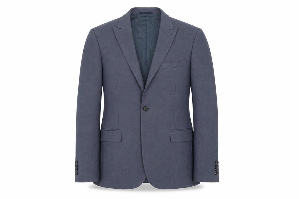 Front view of Next men’s blue jacket blazer, size 40