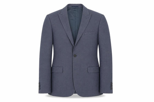 Front view of Next men’s blue jacket blazer, size 40