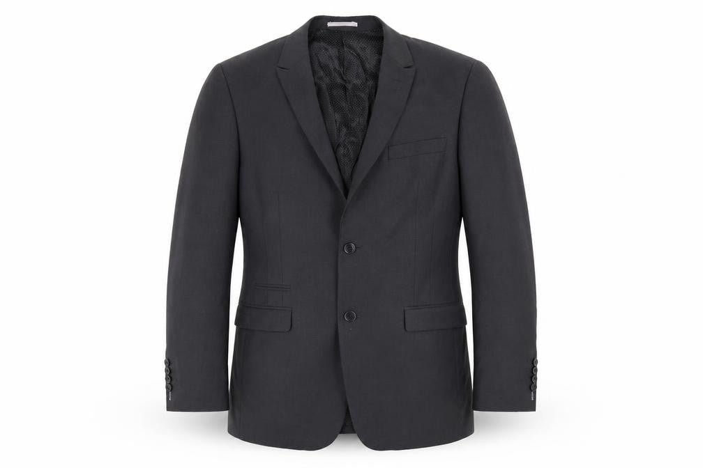 Front view of Skopes men’s grey jacket blazer