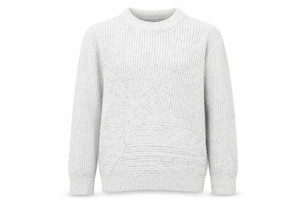 Front view of Next girls’ grey jumper, size 8, years