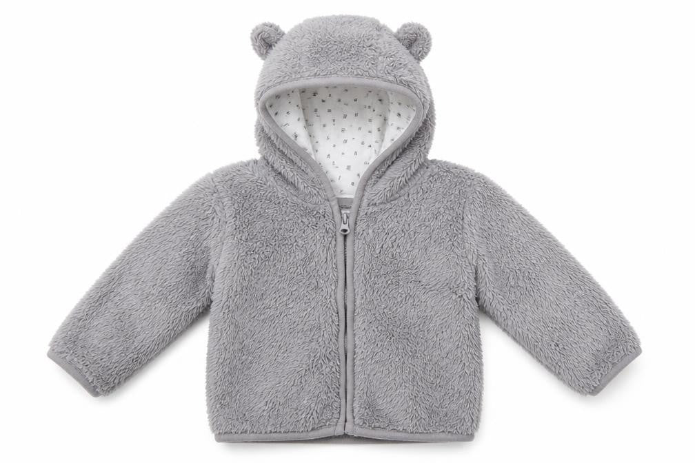 Front view of F&F Baby Grey jumper, size 6-9, Months
