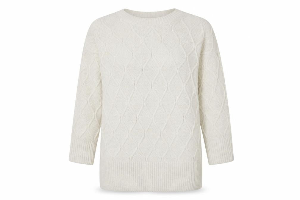 Front view of George women’s white jumper, size M