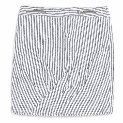 Topshop Womens White Striped  Straight & Pencil Skirt Size 12