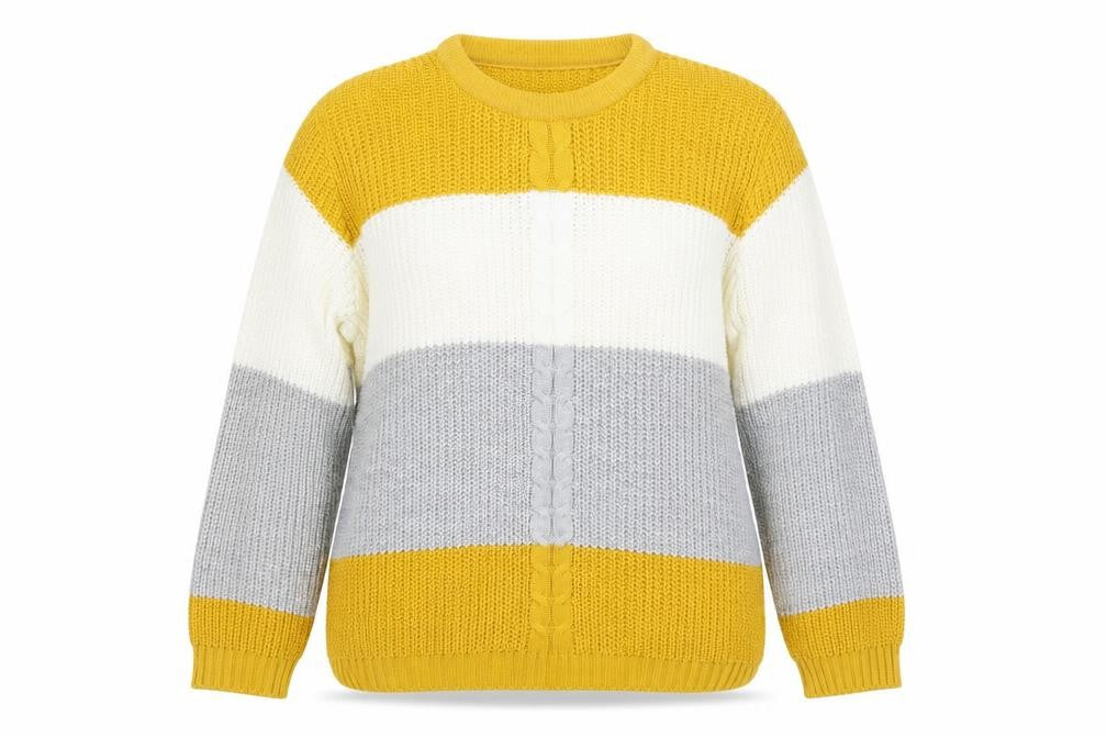 Front view of CHIC women’s multicoloured jumper, size L