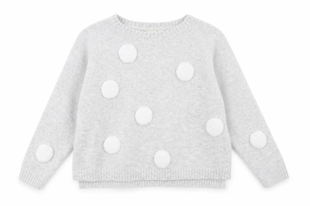 Front view of Papaya women’s grey jumper, size L