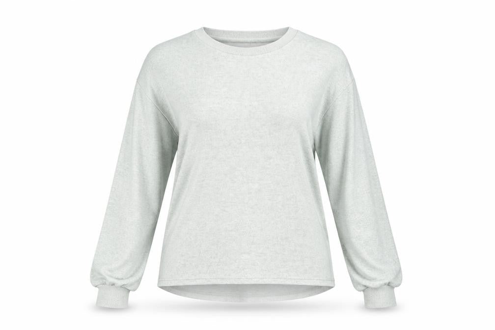 Front view of Next women’s green jumper, size UK 8
