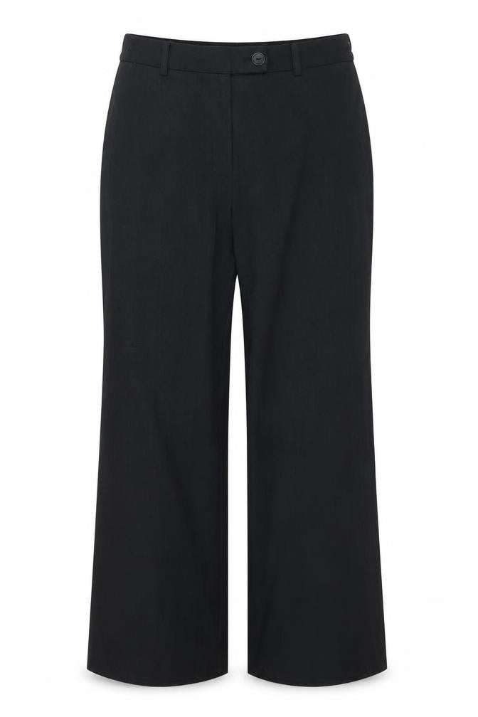 Front view of Klass women’s grey trousers, size UK 14, 27-inch leg