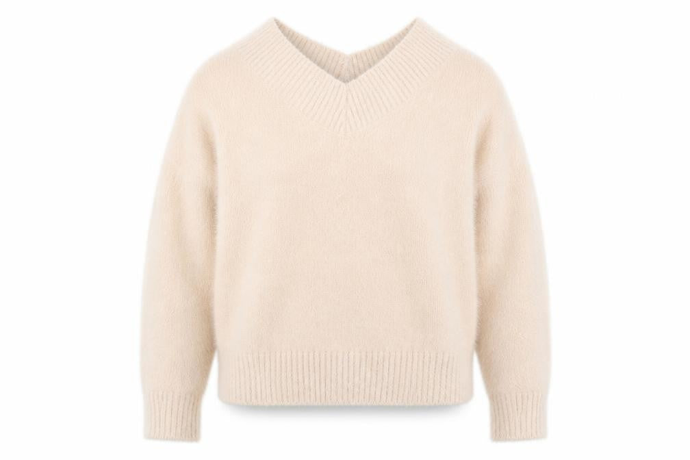 Front view of New Look girls’ pink knit jumper, size 14-15, years