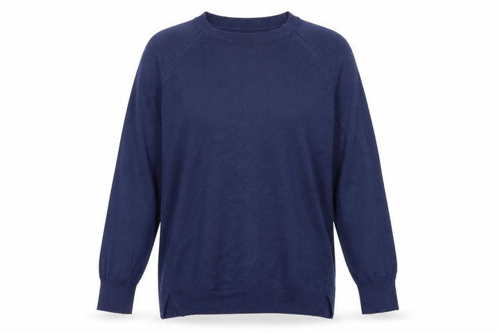 Mango Womens Blue  Knit Pullover Jumper Size S