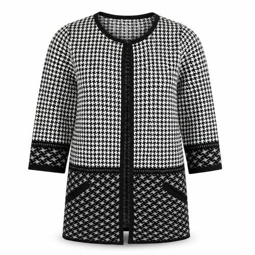 F&F Womens Multicoloured Geometric  Cardigan Jumper Size 10