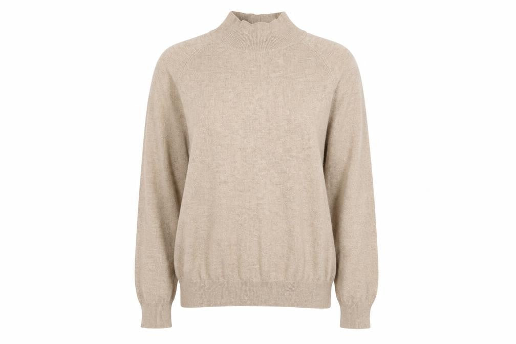 Front view of Primark women’s brown jumper, size UK 16