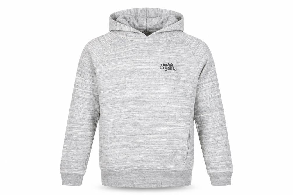 Front view of Stanley men’s grey pullover hoodie, size S