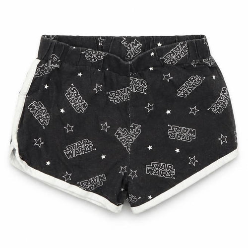 George Girls Black Geometric  Cut-Off Shorts Size 4-5 Years