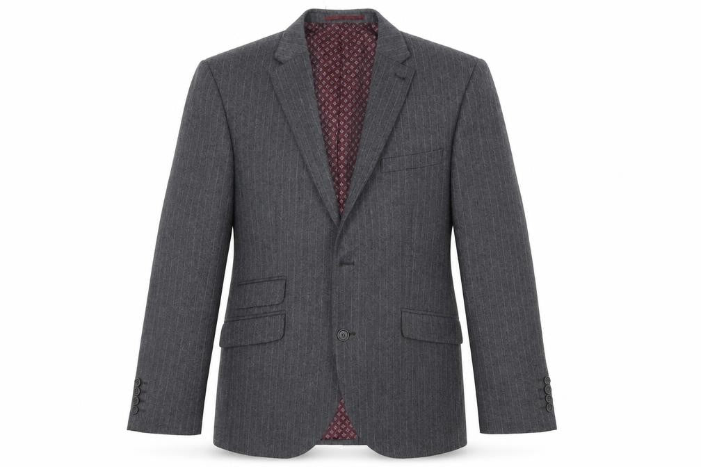 Front view of Next men’s grey jacket suit jacket, size 42