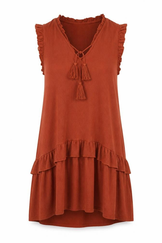Front view of George women’s brown mini, size UK 8
