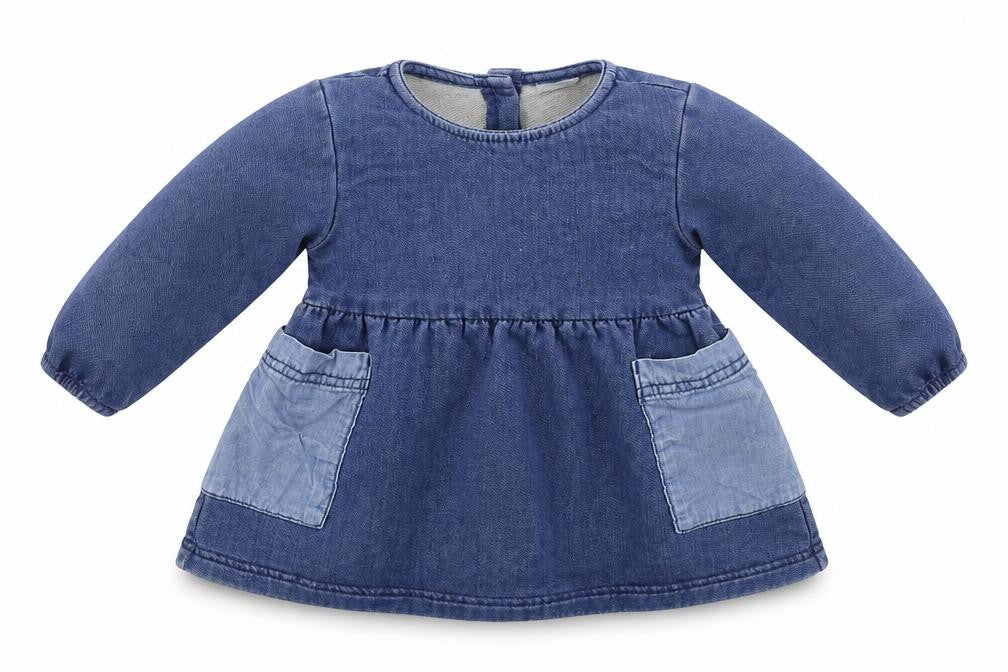 NEX Boys Blue  Jersey Skater Dress  Size 3-6 Months
