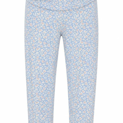 Avenue Womens Blue Animal Print Jersey Capri Pyjama Pants Size 12