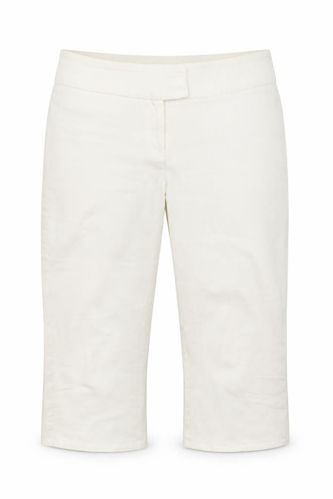 Cortelle Womens White  Denim Bermuda Shorts Size 32 in