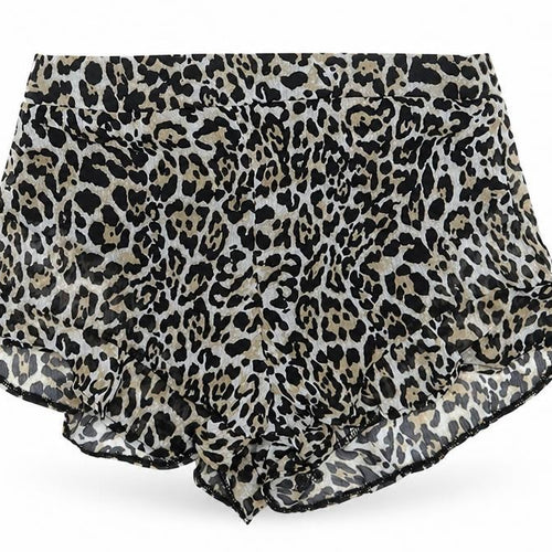 Boohoo Womens Multicoloured Animal Print  Hot Pants Shorts Size 10