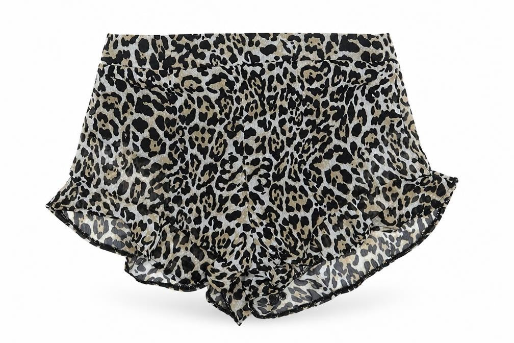 Boohoo Womens Multicoloured Animal Print  Hot Pants Shorts Size 10