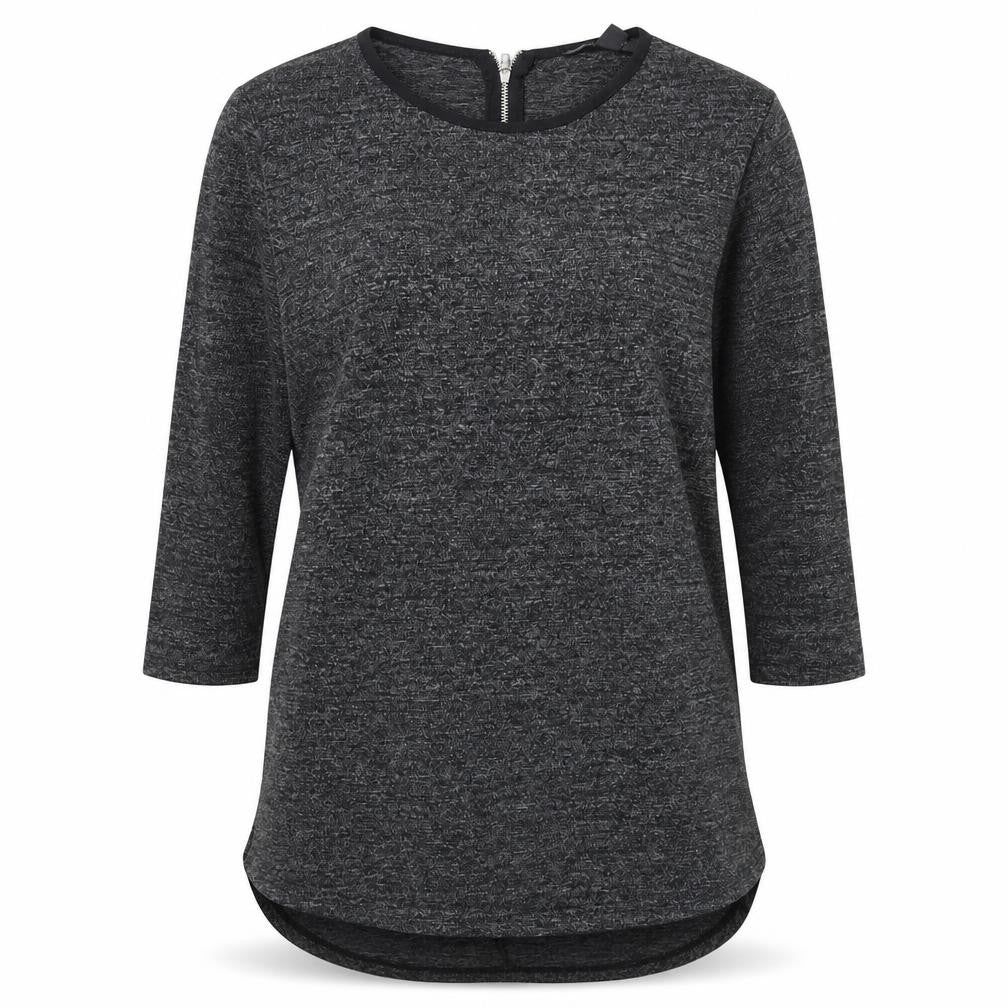 Front view of Primark women’s gold jumper, size UK 12