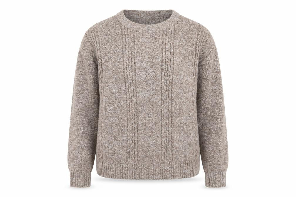 Front view of Pure & Natural women’s brown jumper, size M